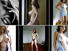 Slender mature ladies in artistic video