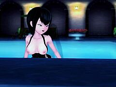 Wanita matang dalam bikini mendapat creampie dalam video 3D ini