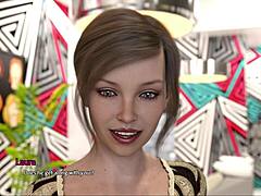 Bombshell blonde Alexa adalah MILF yang berahi dalam video porno permainan MMORPG ini