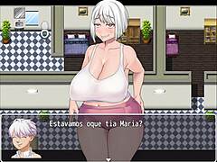 Jogo anal de mamães asiáticas e peitos grandes da MILF em Babalovers