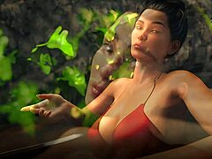 Necenzurovaná sexuálna hra s bujnou MILFkou a démonom v 3DCG