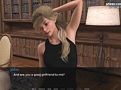 Britisk blond teenager med en fantastisk røv nyder offentlig bibliotekssex i del 4 af min hotte gameplay-serie