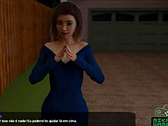 Sara's first anal experience with her stepbrother in an animated scenario