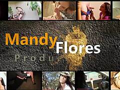 MILF mandy flores gets her feet worshipped before anal sex in HD