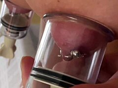 Huge boobs and pierced nipples get the best treatment from a plump girl next door