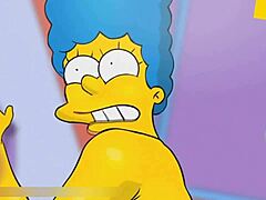 Marge, a háziasszony intenzív örömet él át, miközben forró spermát kap a fenekébe és spriccel különböző irányokban. Ez a cenzúrázatlan anime érett karaktereket mutat be nagy szamárokkal és nagy mellekkel