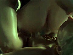 Shemale-milfillä ja tytöllä on BDSM-treffit 3D-futanarin ja pillun nussimisen kanssa