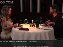 Çizgi film milf ve karısı erotik 3D akşam yemeği randevusuna dalıyorlar
