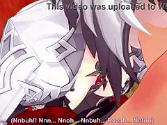 Arlecchinos FPov promo: Moden milf med store bryster i anime3d