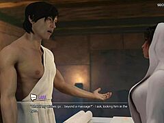 Lara Crofts zmyselná masáž vedie k uspokojivému vyvrcholeniu v tomto 3D hentai videu