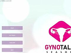 Mulher madura de 50 anos experimenta prazer durante exame ginecológico - um jogo 3D com histórias ginecológicas