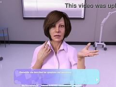 50-летняя зрелая женщина испытывает удовольствие во время гинекологического осмотра - 3D-игры с гинекологиями