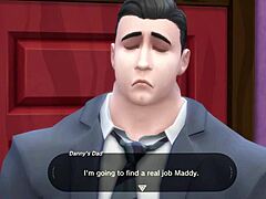 Danny Phantoms ville møte med sin animerte mor i Sims 4