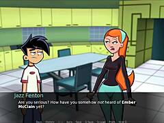 Watch Dannyphantom's story in this hentai porn game