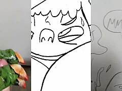 Gadis hentai yang gemuk dengan payudara besar melancap lelaki dan arnab dalam video panas
