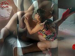 فيلم إباحي محلي الصنع يظهر شخصًا منحرفًا يمارس الجنس الفموي وركوب قضيبه