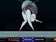 Veľký zadok a penis v plnom hentai dobrodružstve Alienquest