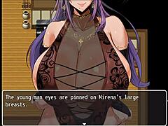 Mirena, seorang MILF Asia, memberikan blowjob dan menerima air mani di mulutnya dalam episode kelima permainan hentai-nya