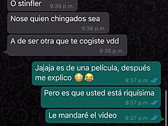 Ερασιτεχνική συνομιλία μέσω webcam με μια μεξικανή μαμά και τον έφηβο εραστή της