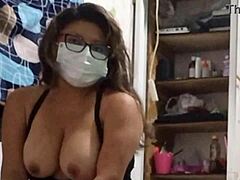 Colombiansk porrstjärna upplever sin första casting med en främling i denna hardcore-video