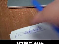 Tattooed stepmom catches her stepson Johnny cheating on his exam