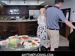 Xxx freeuse - anytime group sex with Kylie Kingston and Kenna James in the kitchen
