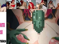 Най-горещото хентай видео на кралството с червенокоса и анален секс