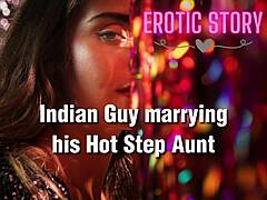 Audio erótico do sobrinho indiano e sua tia madrasta