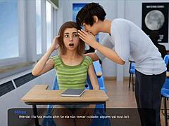 Teen petite נהנה ממשחק תפקידים VR עם אחות חורגת וויברטור