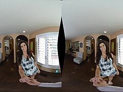 Virtuell virkelighet porno med en busty brunette MILF