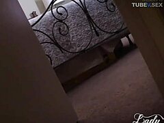 Hairy stepmom gets tricked into having sex with son while asleep