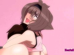 Busty milf gets creampied in Anime porn animation