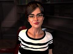 Zrelá MILF v hre ukazuje svoje sexy telo a sexuálne schopnosti