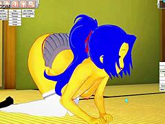 La figa di Marge Simpson viene scopata in un video parodia