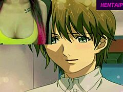 Хентай-мультфильм с аниме-сексом и мультяшным фейсом